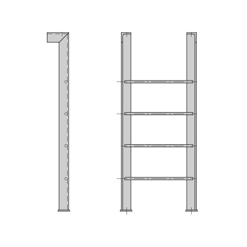 Стремянка СХ-52 5200 мм Серия 1.450.3-7.94 в Красноярске

