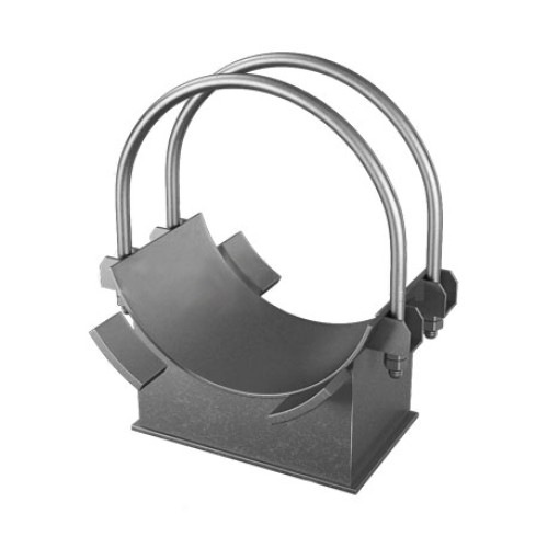 Опора хомутовая неподвижная для трубопроводов ТЭС и АЭС 12Х18Н10Т 1020х700х700х100 мм ОСТ 34-10-618-93 в Красноярске

