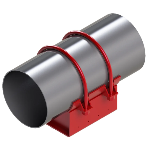 Опора неподвижная хомутовая бескорпусная Т11.09 426х338 мм Серия 4.903-10 Выпуск 4