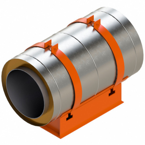 Опора скользящая хомутовая ТС-626.000 273х180х100 мм Серия 5.903-13 выпуск 8-95 8,3 кг