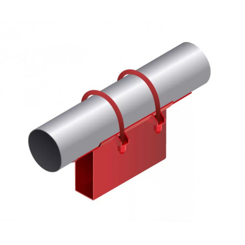 Опора неподвижная приварная корпусная для тепловых сетей исп. А22 / АС22 ВСт3 530х300х340х150 мм ОСТ 36-146-88 17,1 кг