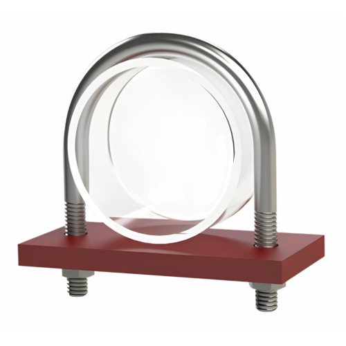 Опора неподвижная хомутовая бескорпусная для тепловых сетей исп. А 09Г2С 325 мм ОСТ 36-146-88 3 кг